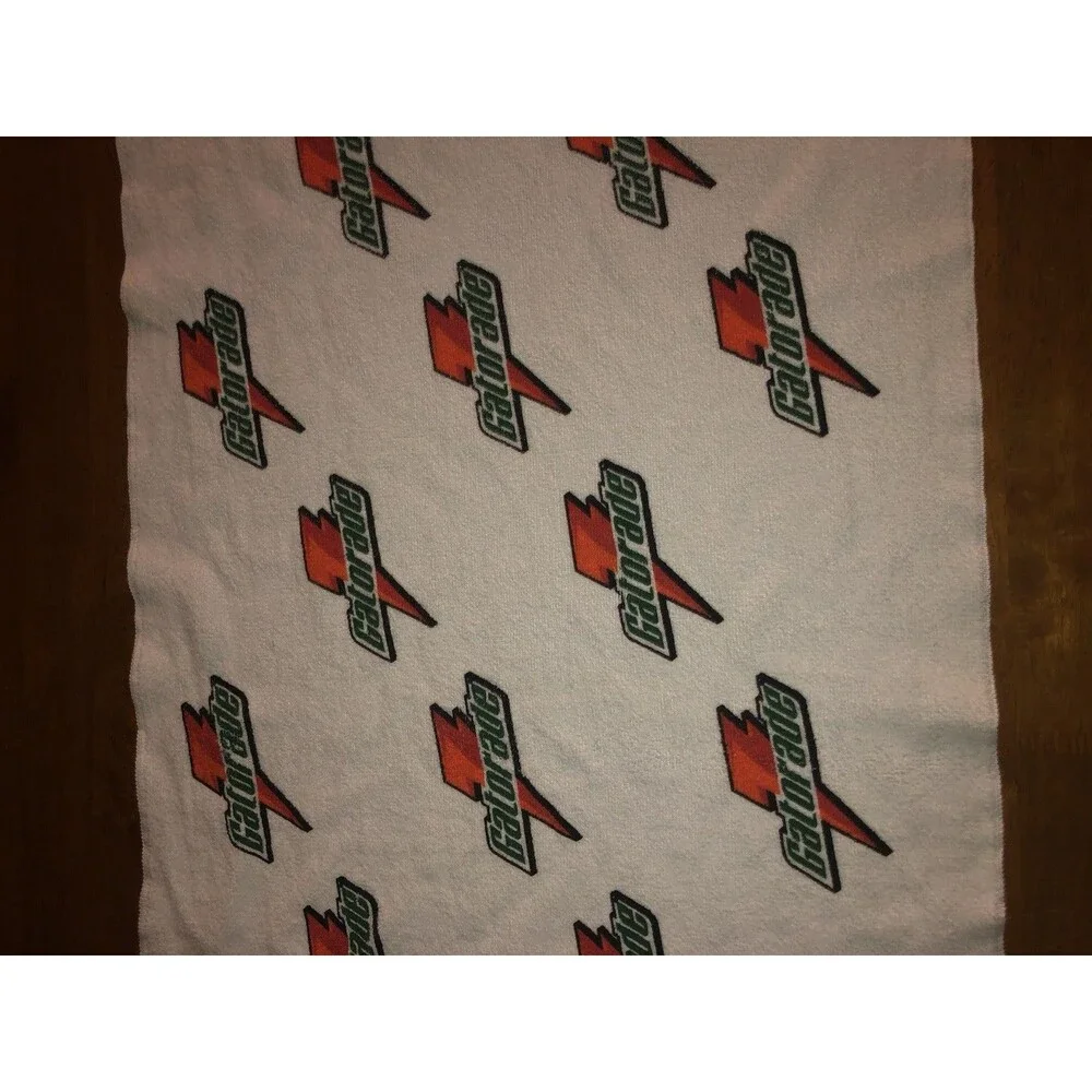 Vintage Gatorade Sideline Bench Golf Towel 42x21.5  USA Sports Drink Promo